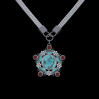 Second Life Marketplace - Star Turquoise Necklace TW